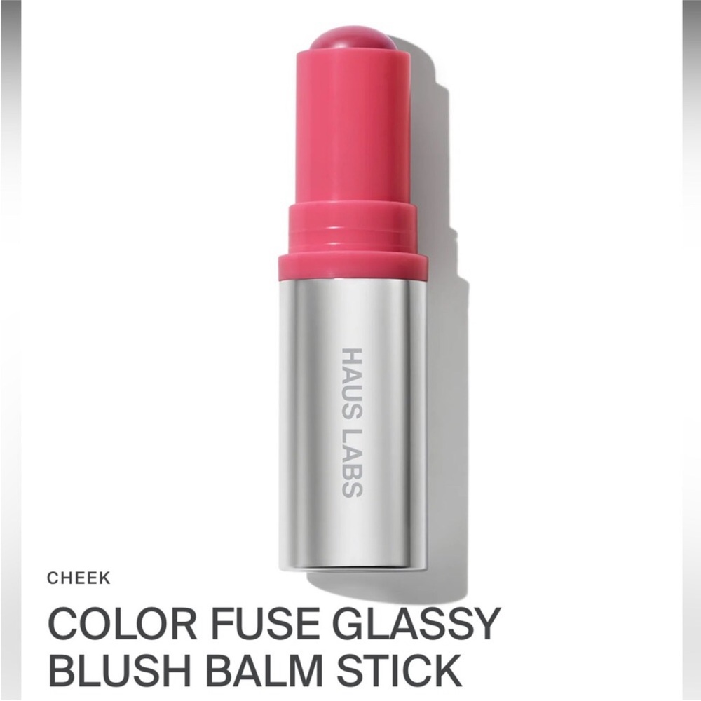 NEW HAUS LABS Color Fuse Glassy Blush Balm in Glassy Rosette NIB